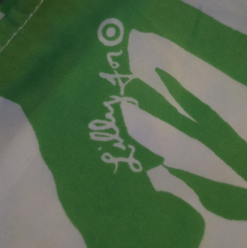 Lilly Pulitzer For Target Green/White Tropical Jumpsuit Romper Womens Size Med - Picture 8 of 8